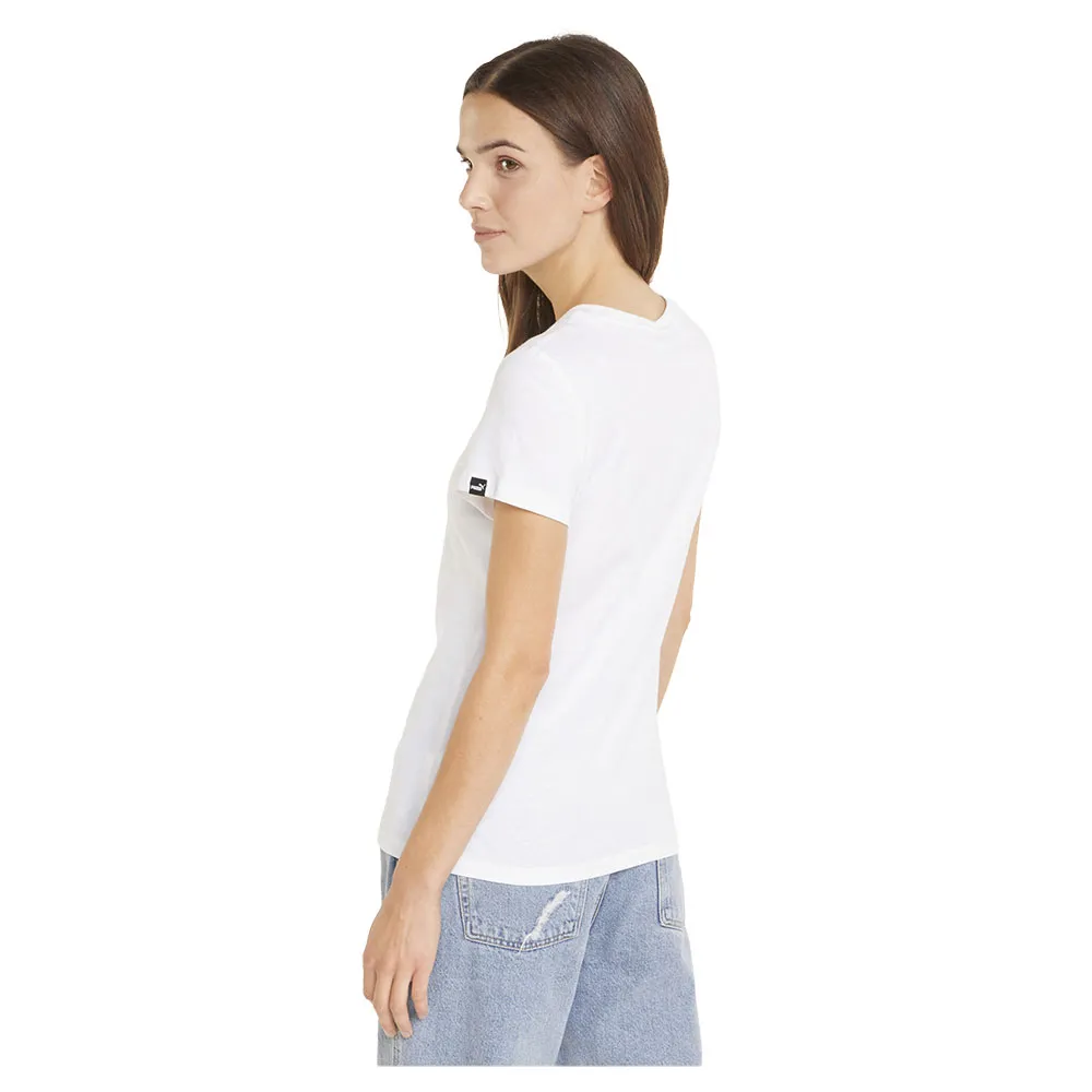 Puma Power T-shirt Med Korta ärmar female, White