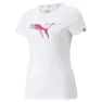 Puma Power T-shirt Med Korta ärmar female, White