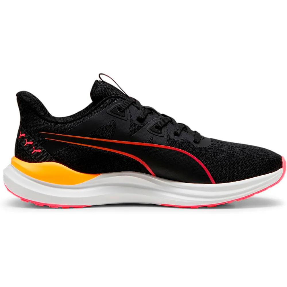 Puma Reflect Lite Löparskor male, Black / sun stream