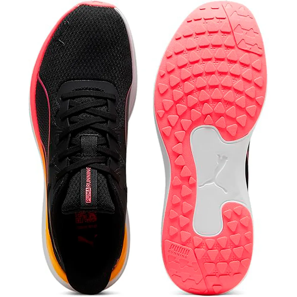 Puma Reflect Lite Löparskor male, Black / sun stream