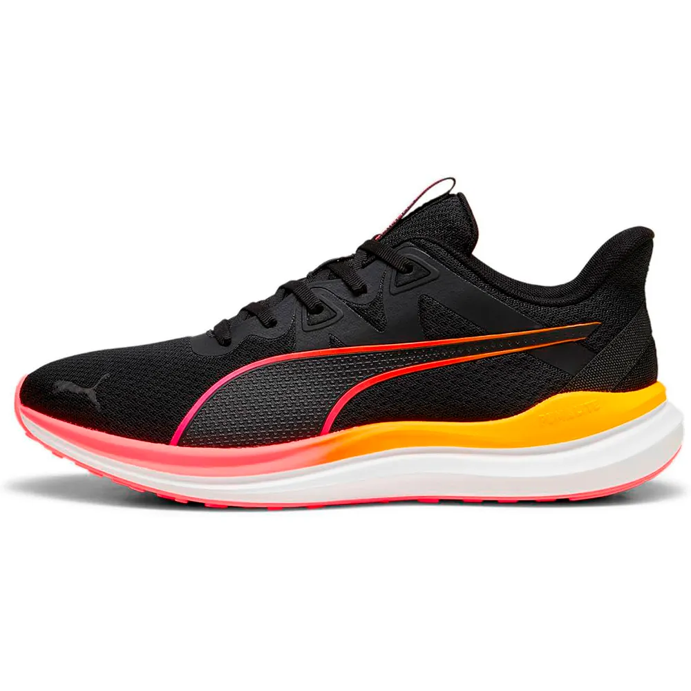 Puma Reflect Lite Löparskor male, Black / sun stream