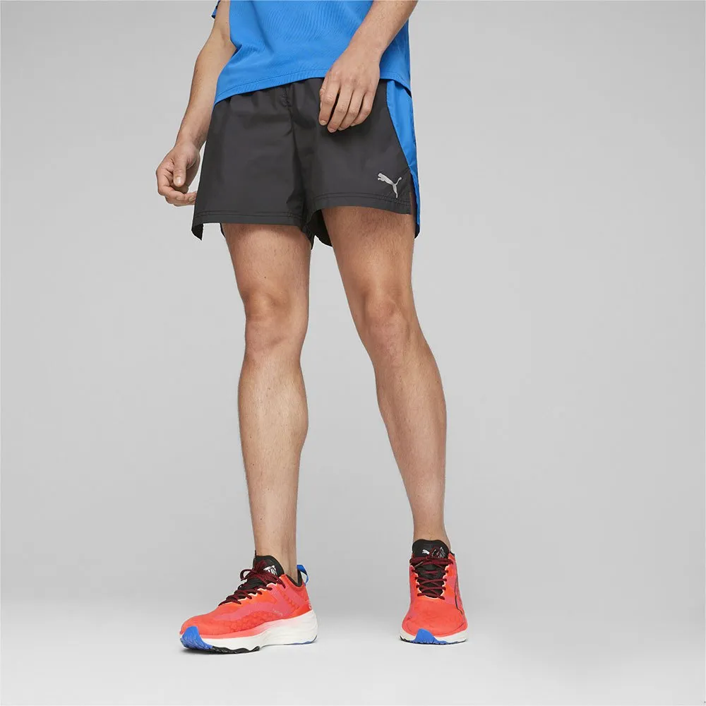 Puma Run 5´´ Shorts male, Black / ultra blue