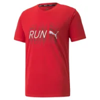 Puma Run Logo T-shirt Med Korta ärmar male