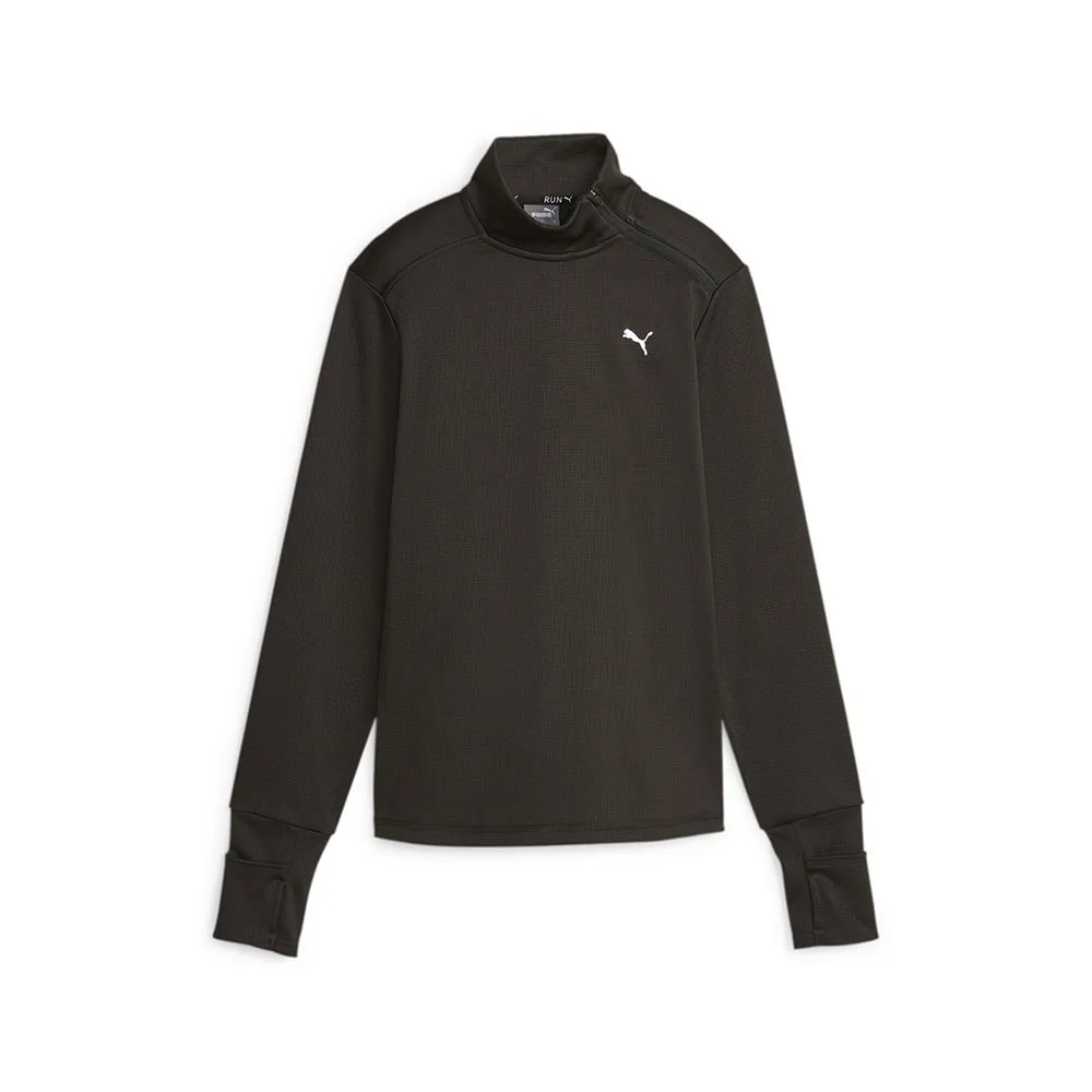 Puma Run Micro Fleece Med Halv Dragkedja female