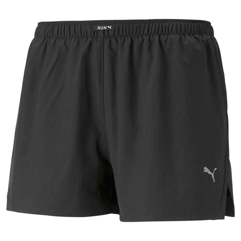 Puma Run Ultraweave Split Shorts female, Puma black
