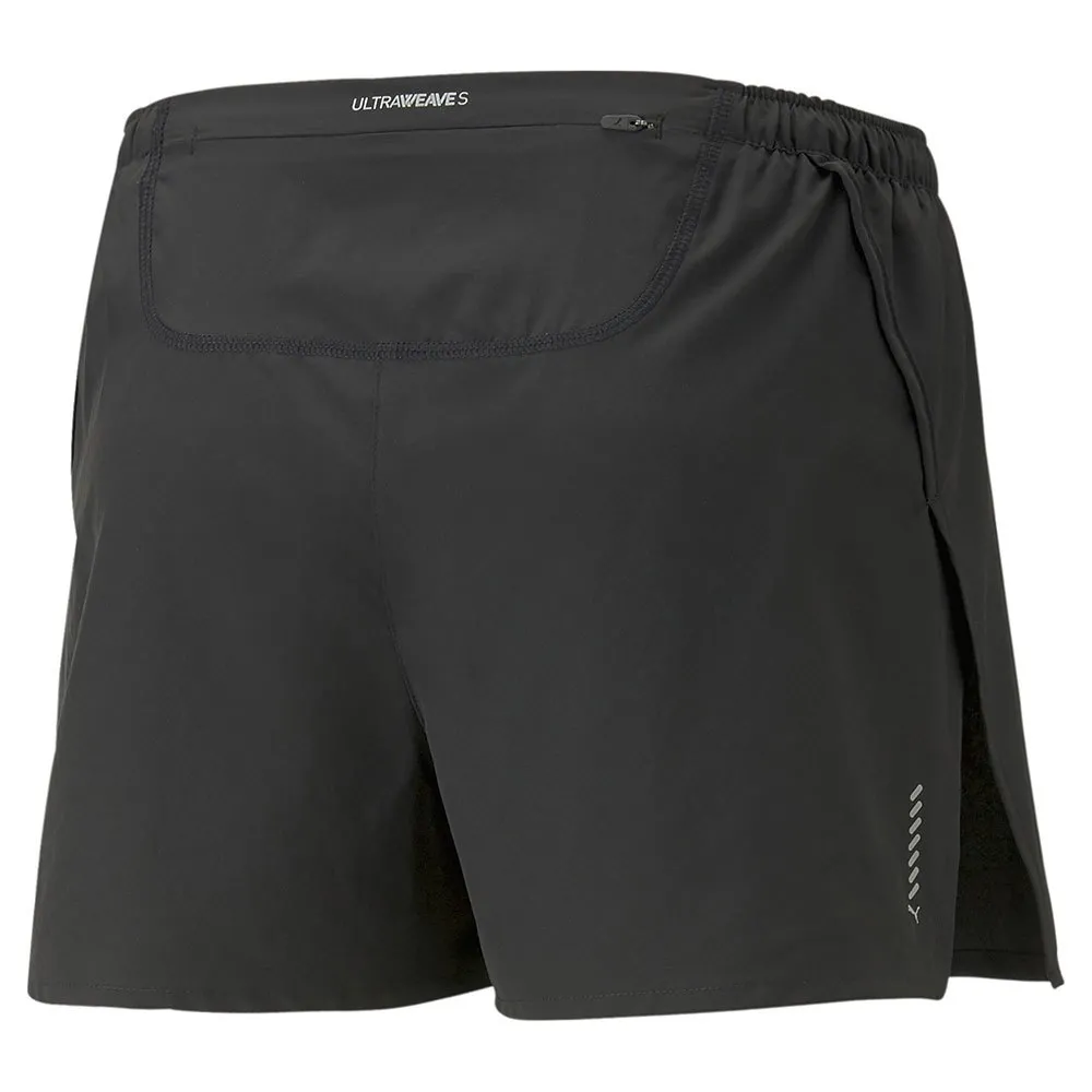 Puma Run Ultraweave Split Shorts female, Puma black