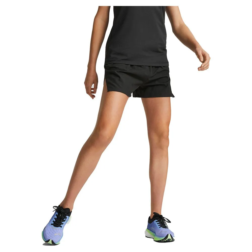 Puma Run Ultraweave Split Shorts female, Puma black