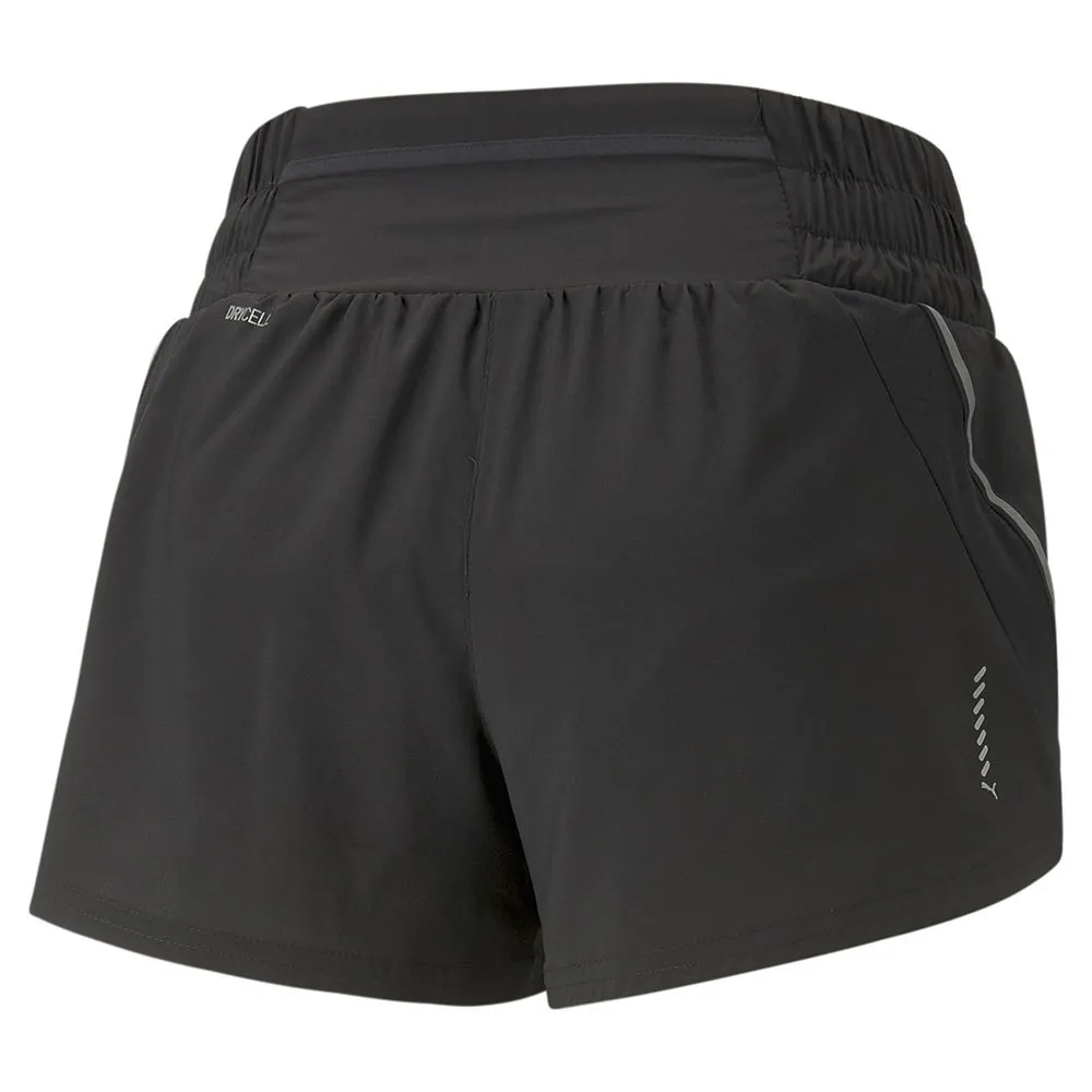 Puma Run Woven 3´´ Shorts female, Puma black Puma Run Woven 3´´ Shorts female, Puma black