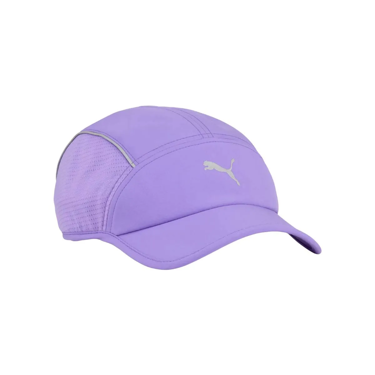 Puma Runner Short Visor 5 Panel Unisex Cap, Purple Puma Runner Short Visor 5 Panel Unisex Cap, Purple