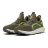 Loden green / yellow alert