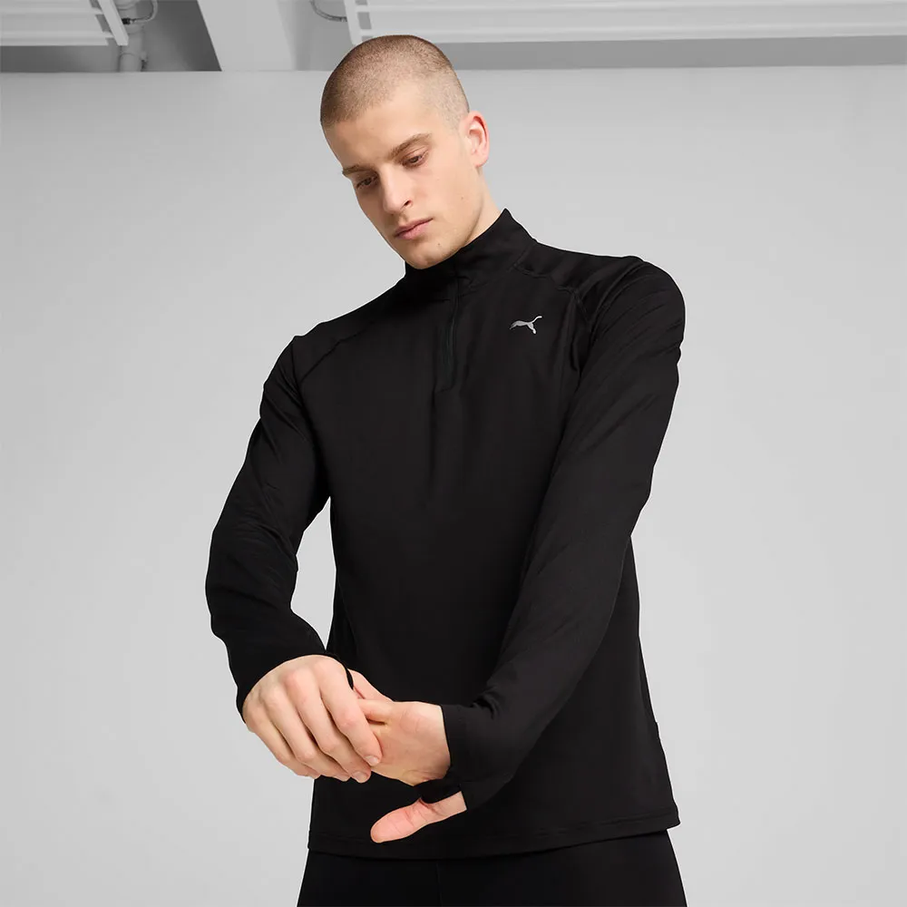 Puma Velocity Cloudspun Tröja Med Halv Dragkedja male