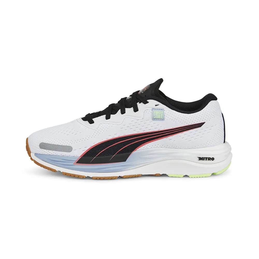Puma Velocity Nitro 2 Fm Löparskor female, Puma white / blue wash / puma black Puma Velocity Nitro 2 Fm Löparskor female, Puma white / blue wash / puma black