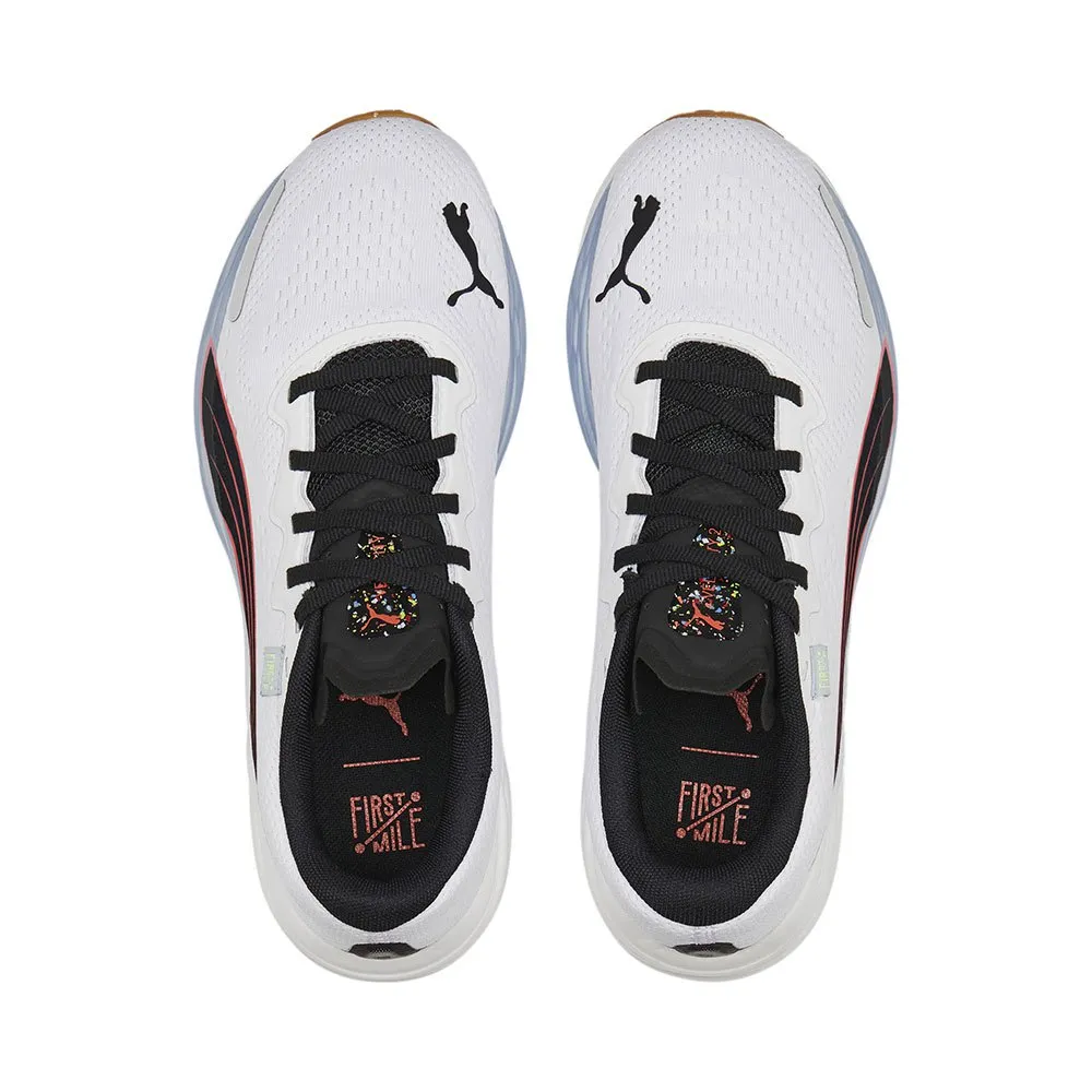 Puma Velocity Nitro 2 Fm Löparskor female, Puma white / blue wash / puma black Puma Velocity Nitro 2 Fm Löparskor female, Puma white / blue wash / puma black