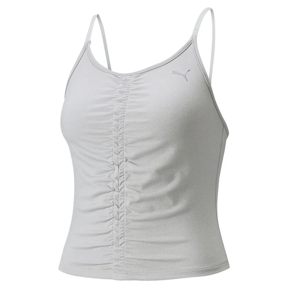 Puma Yoga Studio Foundation Ruched ärmlös T-shirt female Puma Yoga Studio Foundation Ruched ärmlös T-shirt female