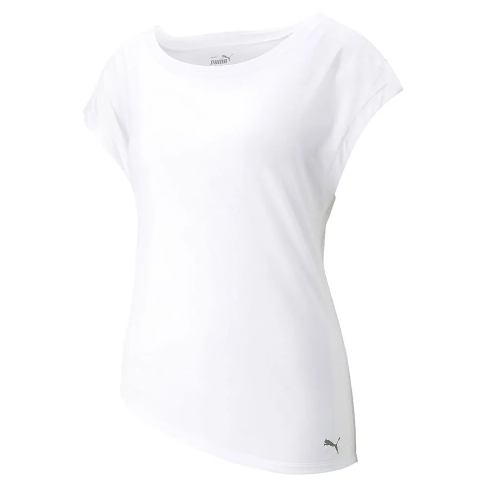 Puma Yoga Studio Foundation T-shirt Med Korta ärmar female, Puma white