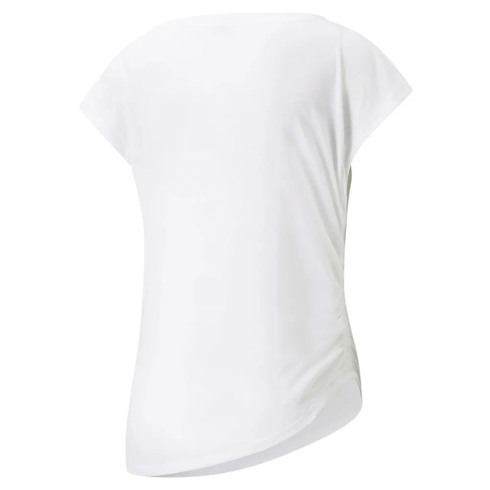 Puma Yoga Studio Foundation T-shirt Med Korta ärmar female, Puma white