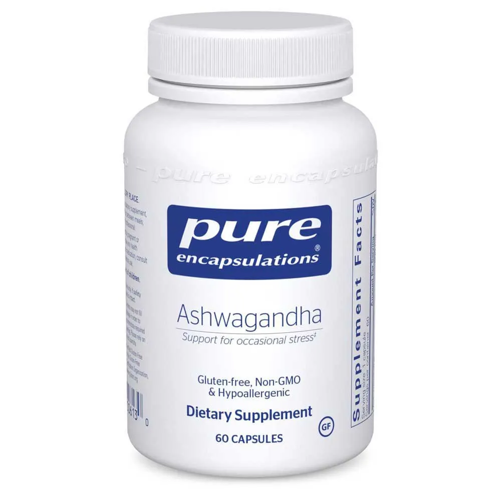 Pure Encapsulations Ashwagandha Kapslar 60 Enheter, One size