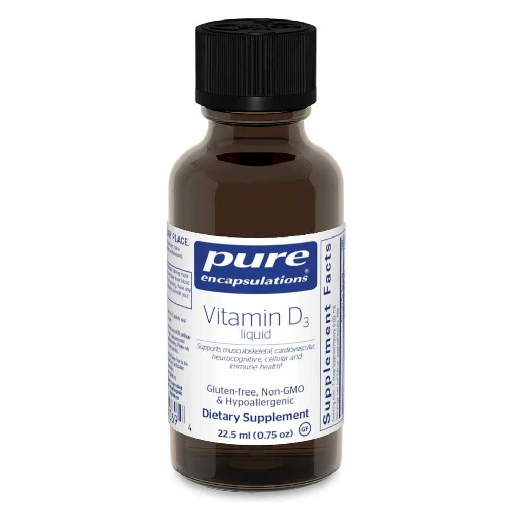 Pure Encapsulations D-vitamin Kosttillskott 22.5ml, One size