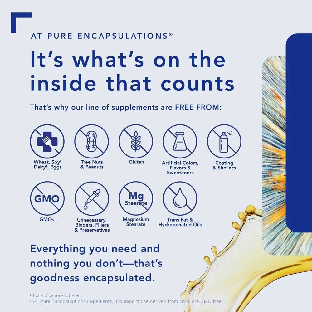 Pure Encapsulations Folate 400 Kapslar För Kvinnor 90 Enheter, One size