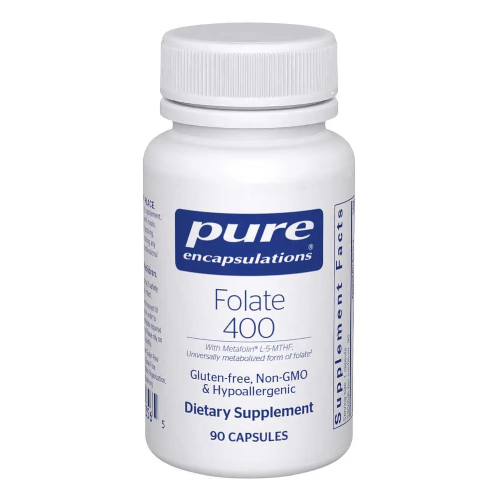 Pure Encapsulations Folate 400 Kapslar För Kvinnor 90 Enheter, One size
