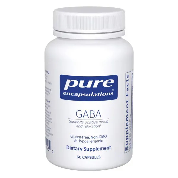 Pure Encapsulations Gaba Kapslar 60 Enheter, One size Pure Encapsulations Gaba Kapslar 60 Enheter, One size