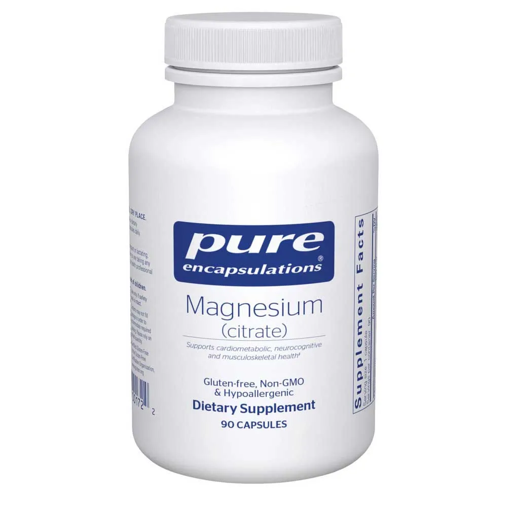 Pure Encapsulations Magnesium Citrate Kapslar 90 Enheter, One size