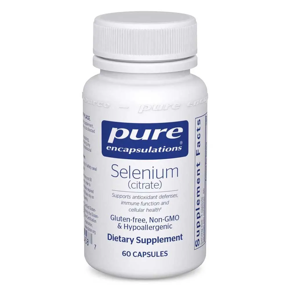 Pure Encapsulations Selenium Kapslar 60 Enheter, One size Pure Encapsulations Selenium Kapslar 60 Enheter, One size