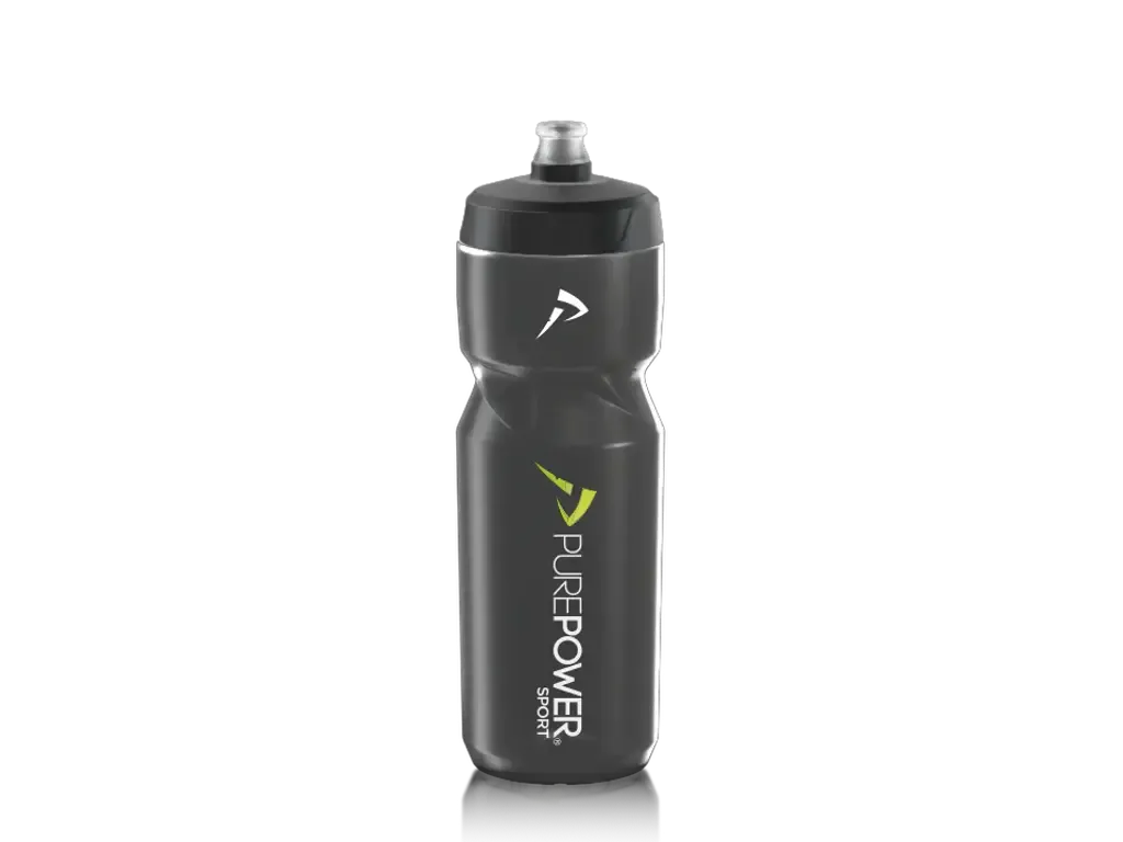 PurePower Hydro vattenflaska 800 ml, Svart