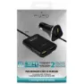Puro Passenger Usb + Usb 6.8a 2 Ports Laddare, Black, One Size