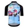 Q36.5 Gregarius Pro Milano-sanremo Fondriest Korta ärmar Cykeltröja, Blue / black, S