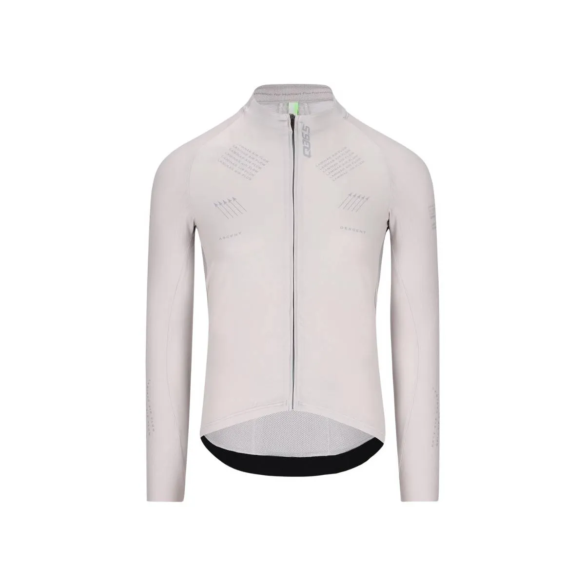 Q36.5 Hybrid Light Aeroflow Long Sleeve Jersey, White Q36.5 Hybrid Light Aeroflow Long Sleeve Jersey, White