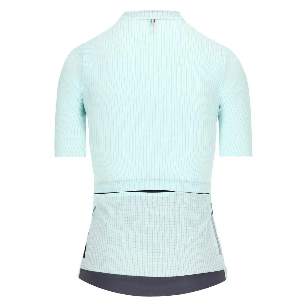 Q36.5 L1 Pinstripe Pro Korta ärmar Cykeltröja Refurbished, Acquamarina blue, L