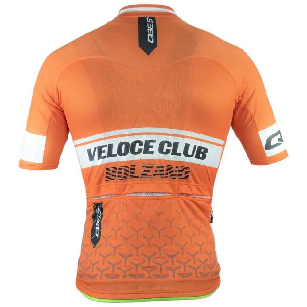 Q36.5 L1 Veloce Club Bolzano Korta ärmar Cykeltröja, Orange, XS