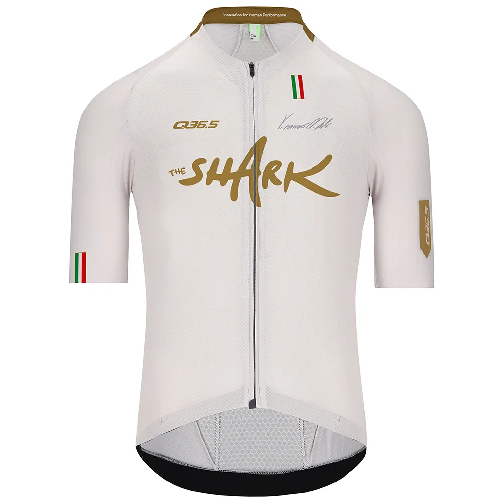 Q36.5 R2 Light Nibali Shark Korta ärmar Cykeltröja Q36.5 R2 Light Nibali Shark Korta ärmar Cykeltröja