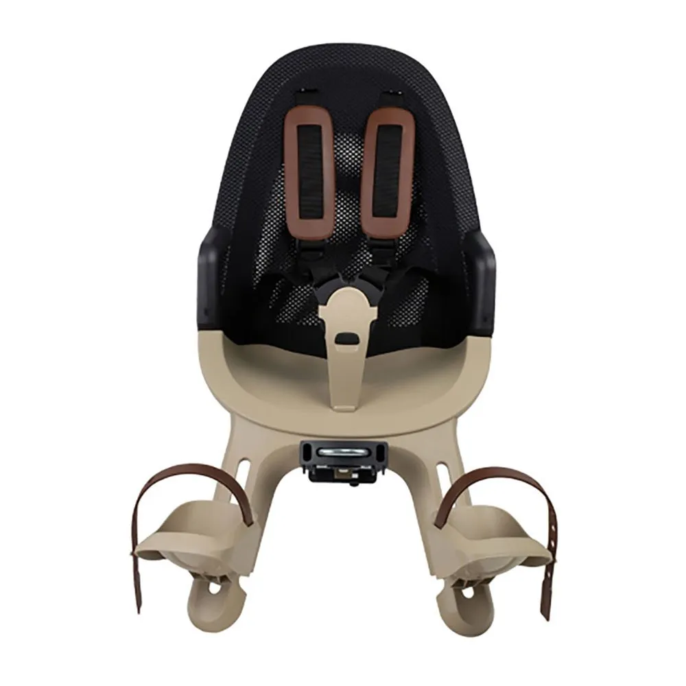 Qibbel Air Front Barncykelstol Med Handtag, Black / cappuccino, Max 22kg Qibbel Air Front Barncykelstol Med Handtag, Black / cappuccino, Max 22kg