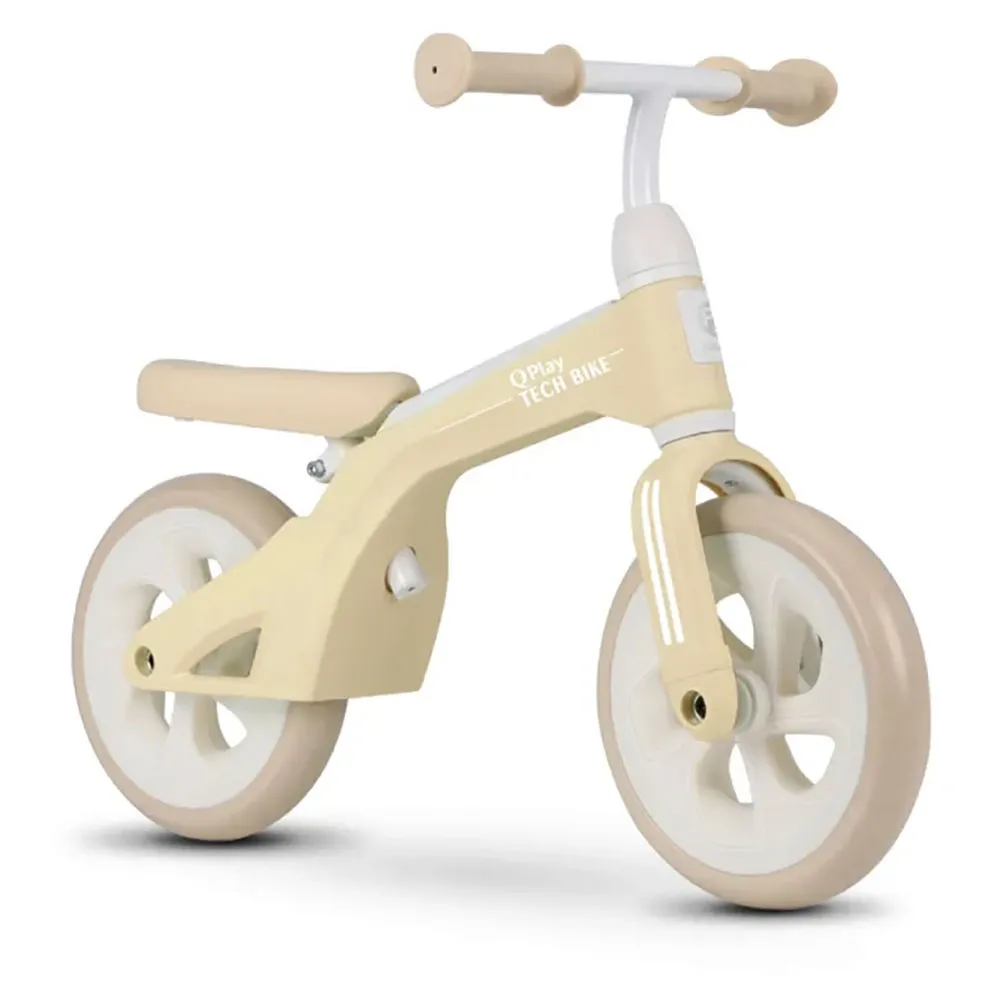 Qplay Tech Balance 10´´ Springcykel, Cream, One Size Qplay Tech Balance 10´´ Springcykel, Cream, One Size