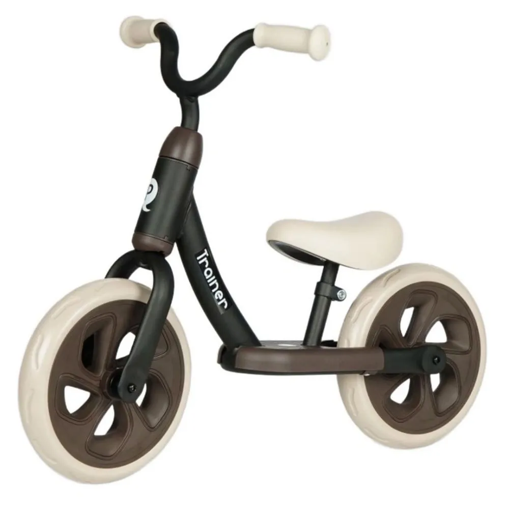 Qplay Trainer Springcykel, Black, 3-4Y