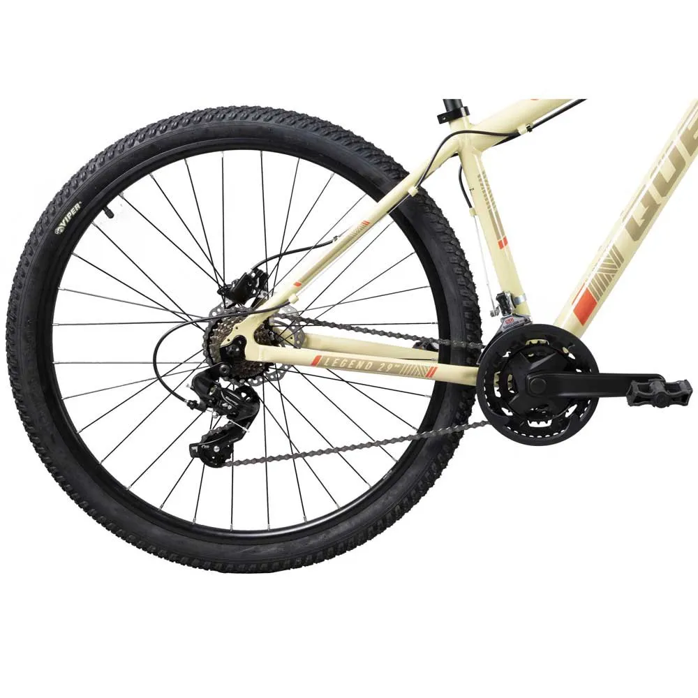 QÜer Legend 2 29´´ Mtb Cykel, Camel / anthracite / orange, L