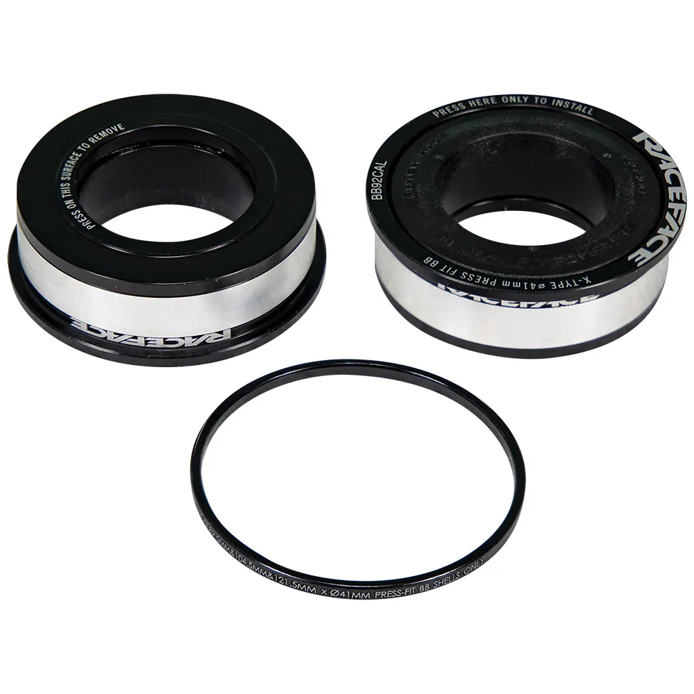 Race Face Exi Bb107 To 24mm Double Row Vevlager, Black / silver, One Size
