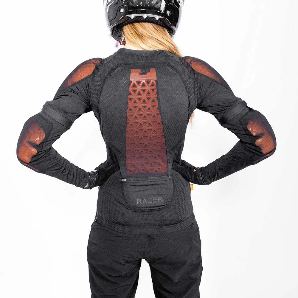RACER Motion Top Woman Kortärmad Skyddströja, Black