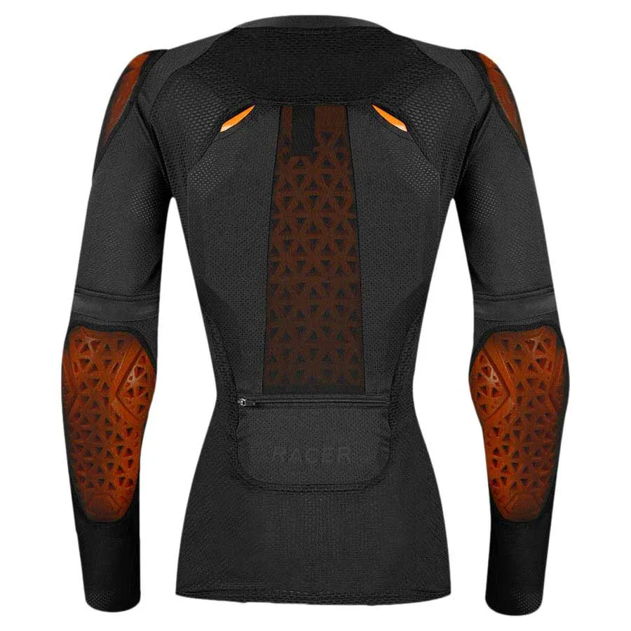 RACER Motion Top Woman Kortärmad Skyddströja, Black
