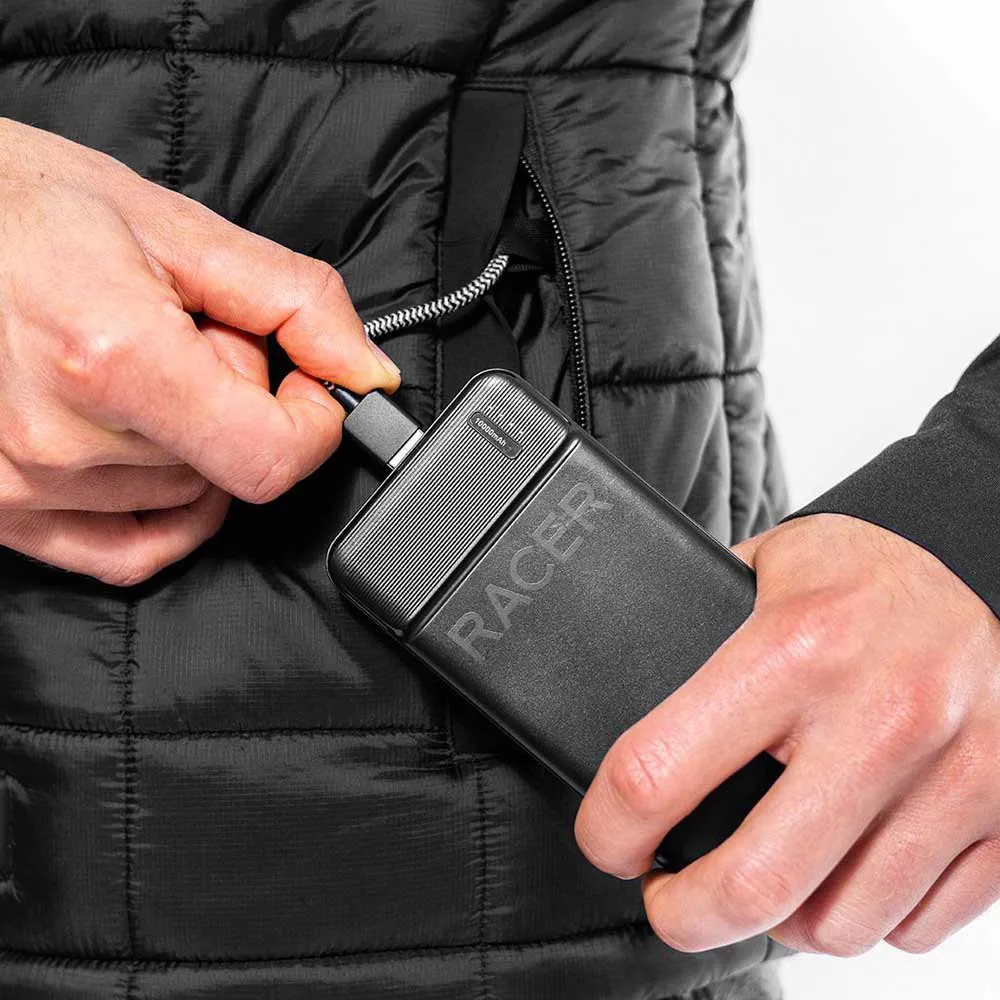 RACER Power Bank 1000mah Batteri, Black, One Size