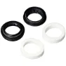 RacingBros Lycan Wiper Rock Shox Rs1 Gaffeltätningssats, Black / White, 32mm