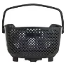 Racktime Bask It Edge Bakre Korg 20l, Black, One Size