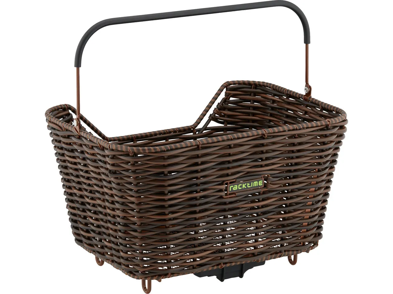 Racktime Baskit Willow 2.0 Fahrradkorb, Brown, One Size