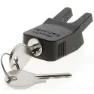 Racktime Snapit adapterlås svart, Black, One Size