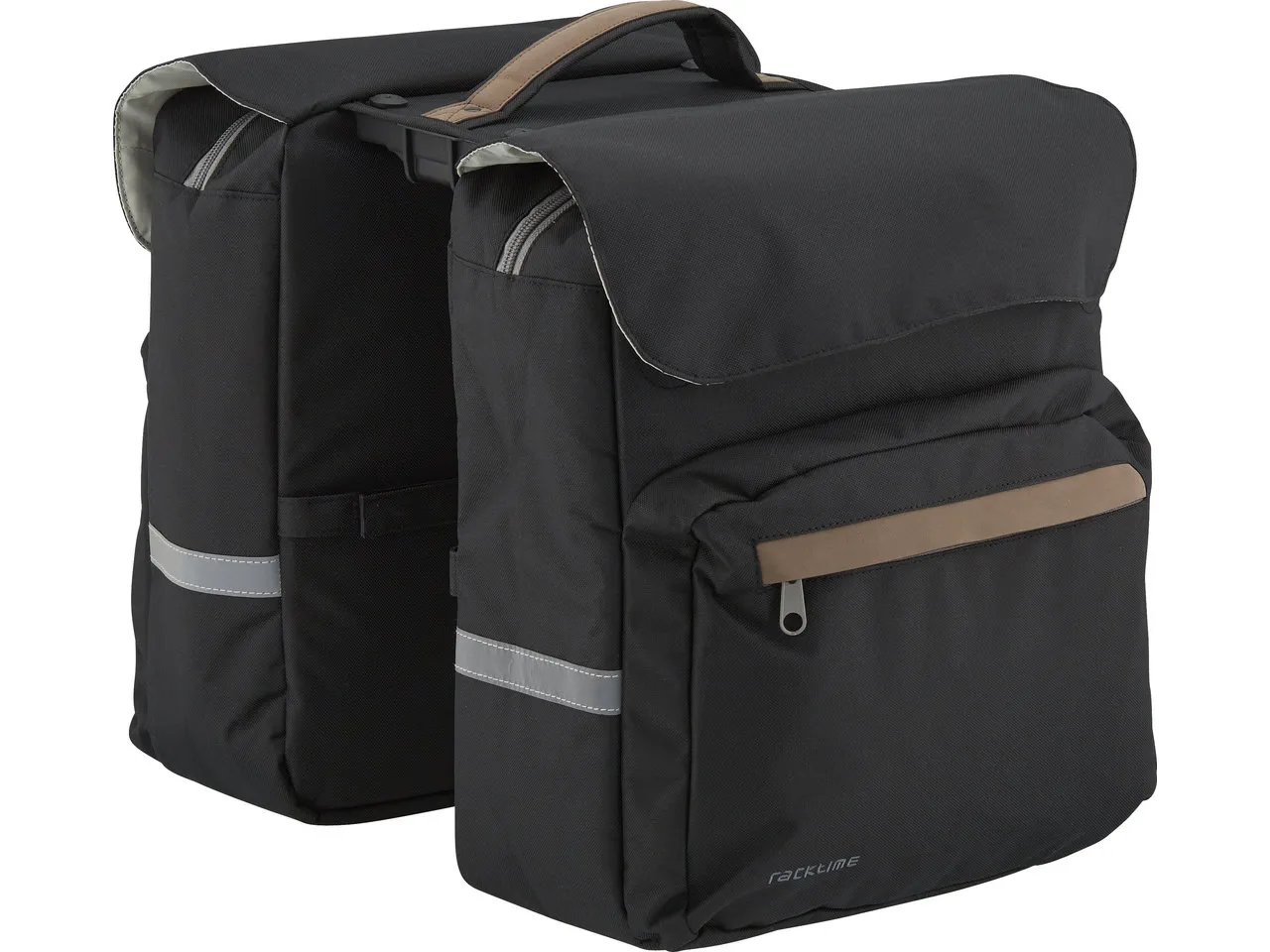 Racktime Ture 2.0 Fahrradtaschen, Black, One Size