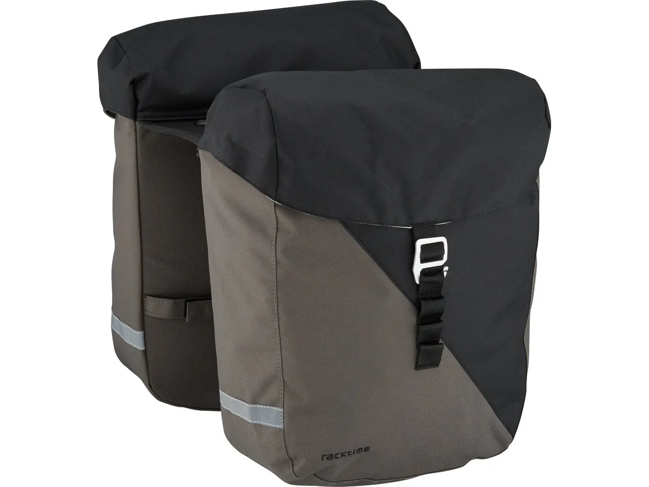 Racktime Vida 2.0 Fahrradtaschen, Black / grey, One Size