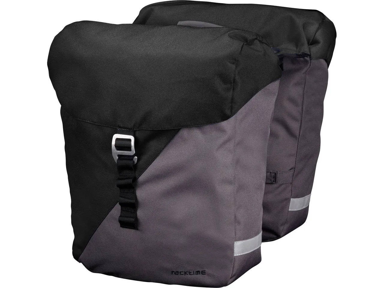 Racktime Vida Fahrradtasche, Black / grey, One Size