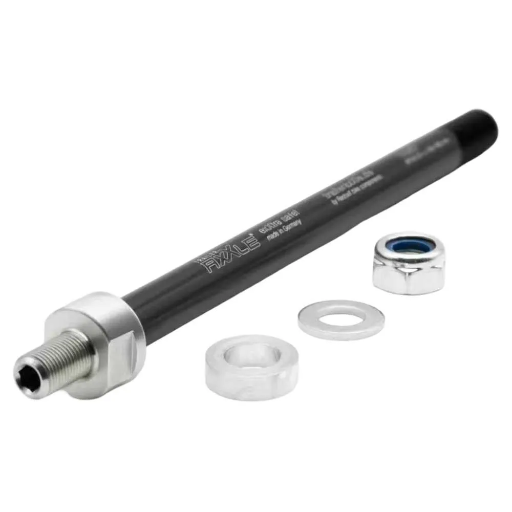 RAD M12x1.0 159-165 Mm Genomgående Axel, Black, One Size